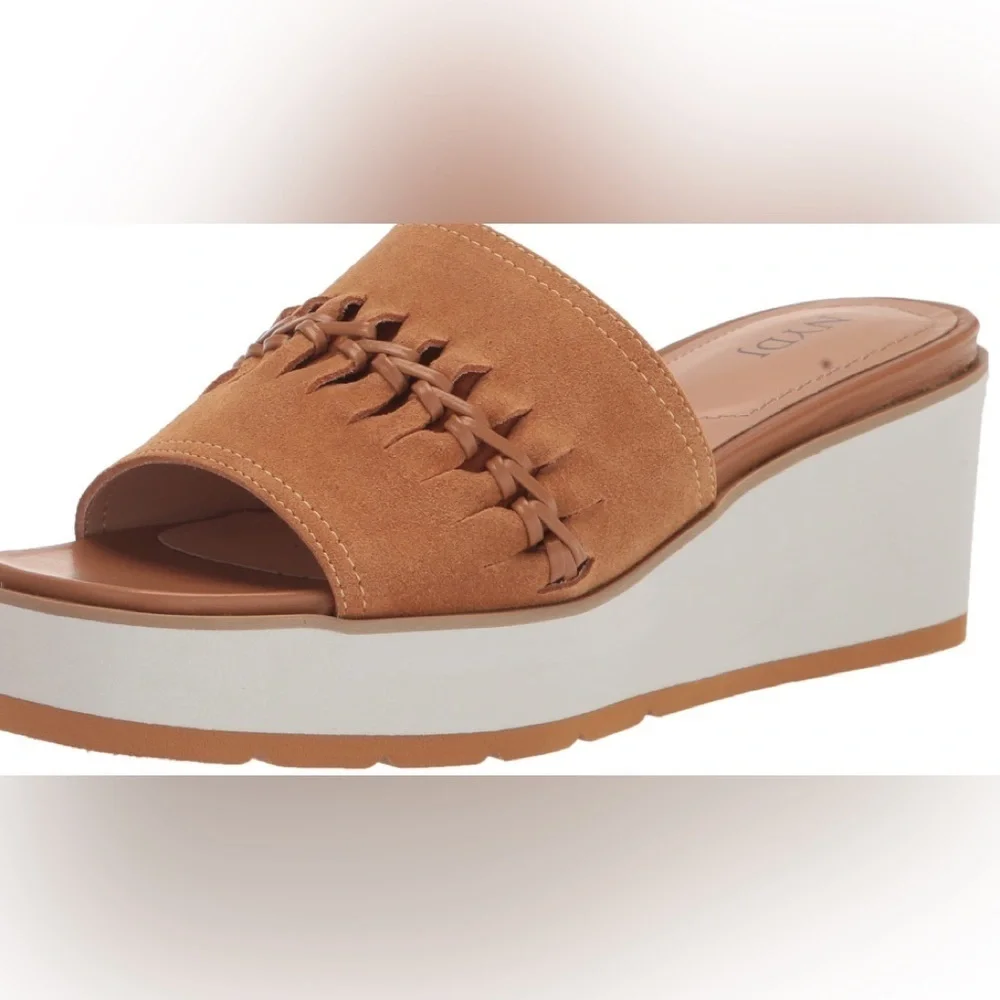 NYDJ Suede Rory Wedge Sandal